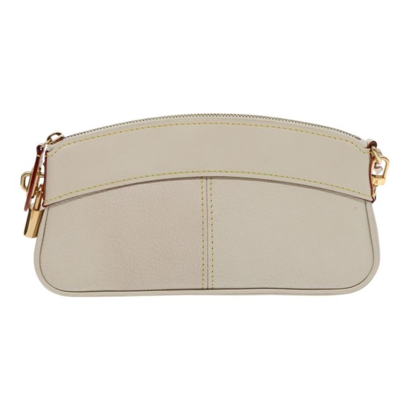 Louis Vuitton Lockit Beige Leather clutch - Picture 1 of 10